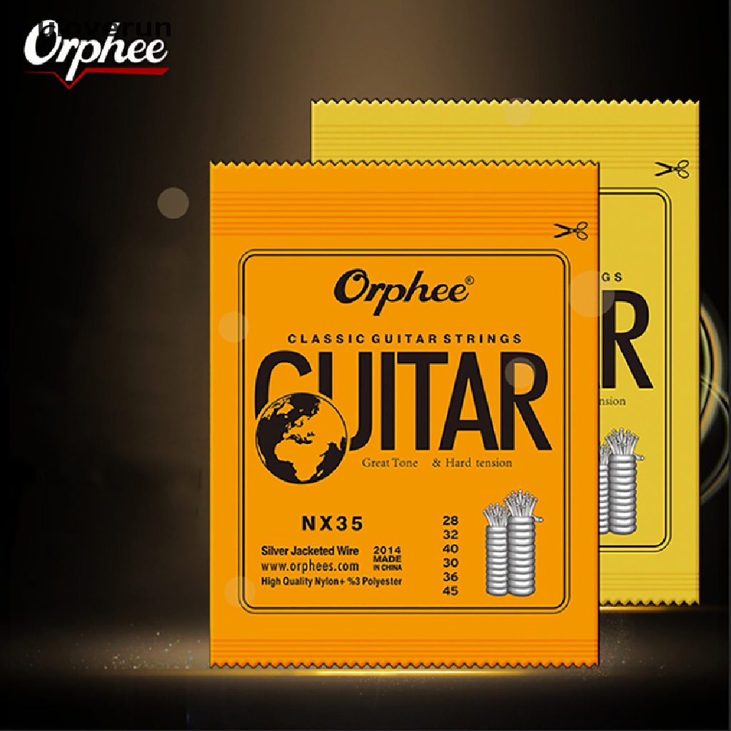 1 Set Dây Đàn Guitar Cổ Điển Bằng Nylon Và Dây Mạ Bạc NX Series
