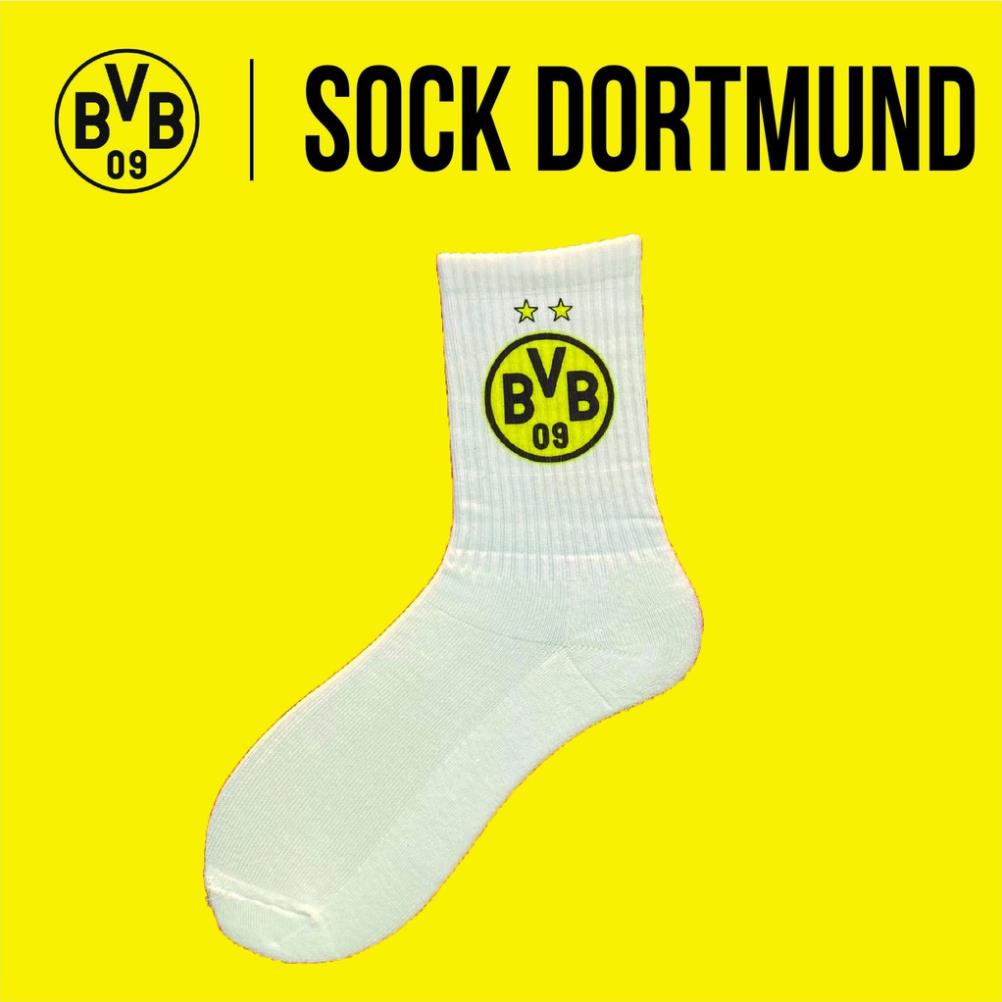 Tất vớ bóng đá CLB BV Borussia Dortmund (Dortmund) hàng dệt kim,logo đẹp,sắc nét dành cho đá bóng,đá banh loại cao cấp.