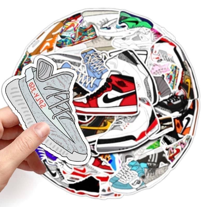 Set 50 Sticker Sneaker