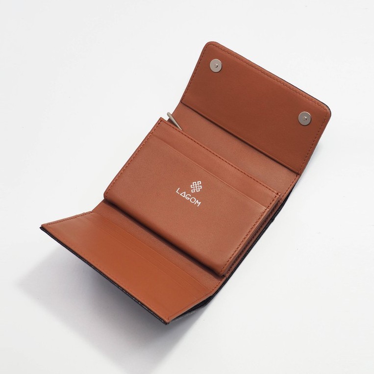 Ví da thật LAGOM Trio Wallet unisex