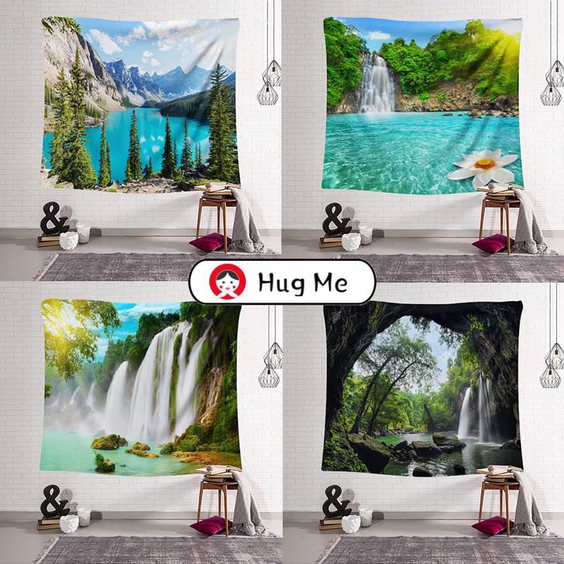 Thảm treo tường trang trí hình phong cảnh thiên nhiên