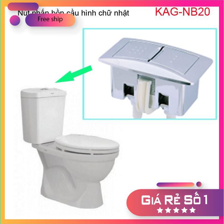 Nút nhấn xả bồn cầu , nút nhấn hình chữ nhật, nút nhấn thay thế cầu Inax C504, C702VRN