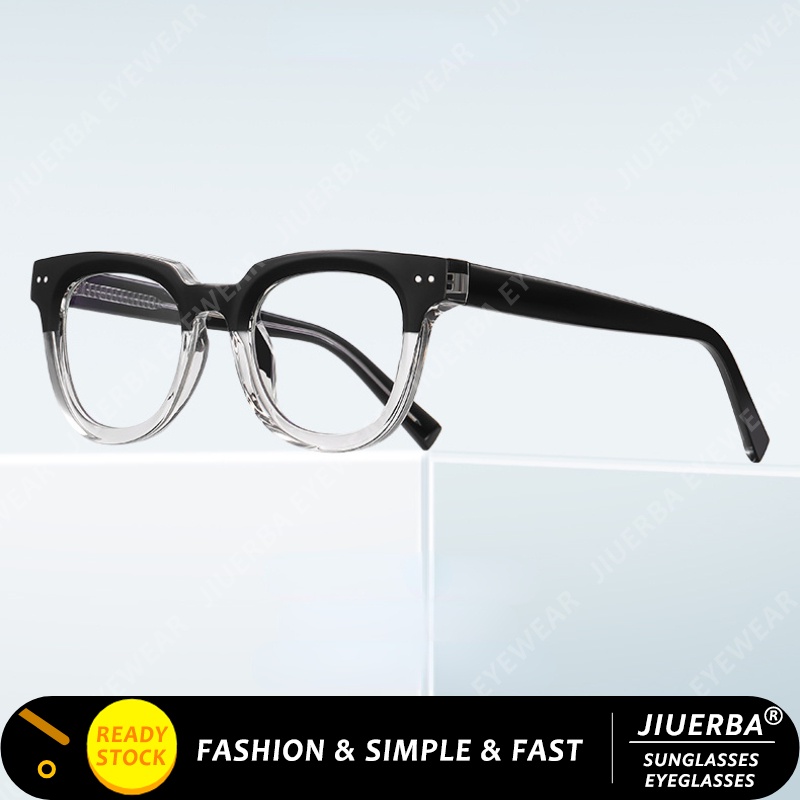 Mắt Kính Gọng Vuông Màu Gradient Chống Ánh Sáng Xanh Thời Trang Đơn Giản