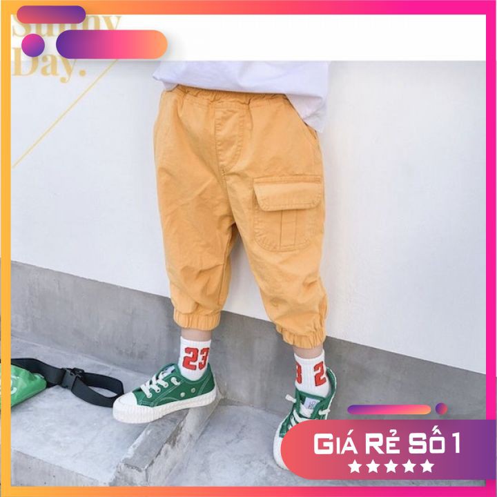 Quần kaki bé trai ⚡️ 𝐅𝐑𝐄𝐄 𝐒𝐇𝐈𝐏 ⚡️ Quần kaki Hàn quốc cao cấp cho bé, chất vải mềm mại, màu sắc trẻ trung