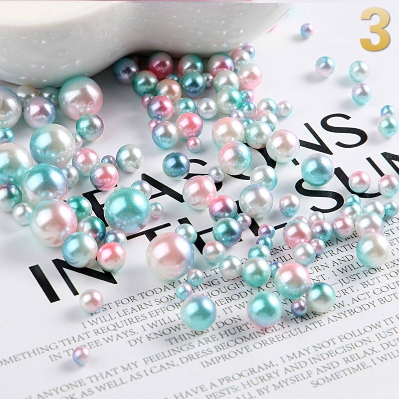 Set 200 Hạt Ngọc Trai 3-8mm Làm Đồ Trang Sức