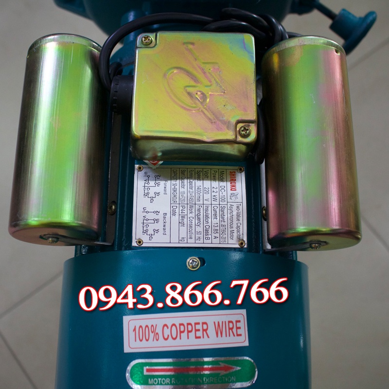Máy xay bột khô đa năng nghiền các loại hạt ngũ cốc và gạo motor 2,2kw