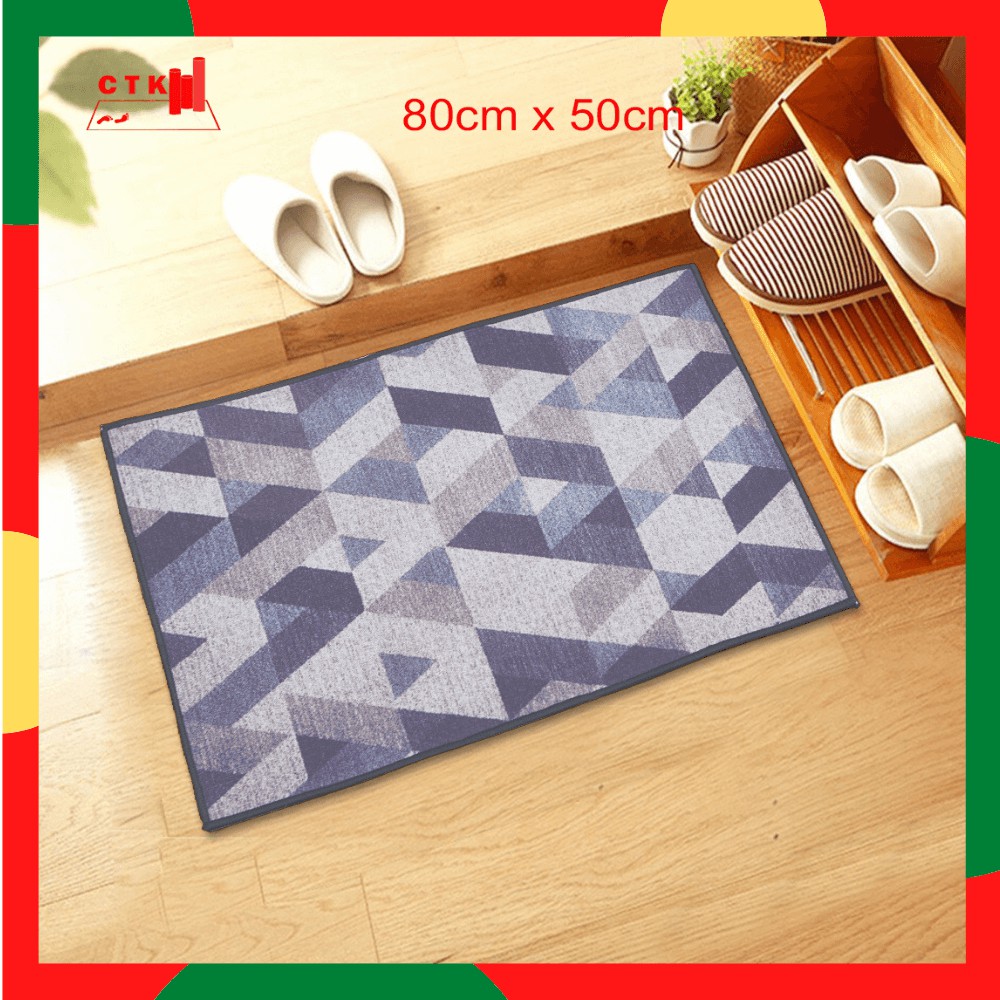 Thảm lau chân hình thú, thảm nhà bếp cao cấp chống trượt 80 x 50cm, 60x40cm