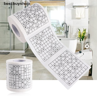 Cuộn giấy vệ sinh 2 lớp in hình ô Sudoku vui nhộn