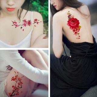 Hình xăm dán hoa hồng