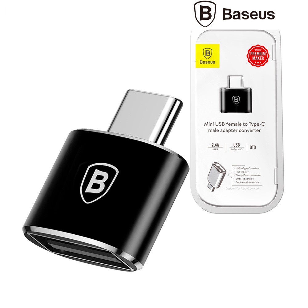 Đầu chuyển Mini Type-C sang USB Baseus