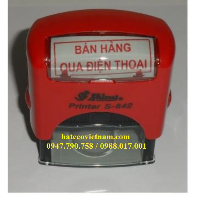 Dấu "Bán Hàng Qua Điện Thoại" liền mực - Dấu khắc sẵn