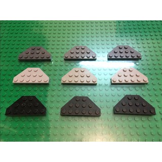 Phụ kiện part 2x6 dẹt hình thang cân ( xám đậm - xám nhạt - đen - 2c )