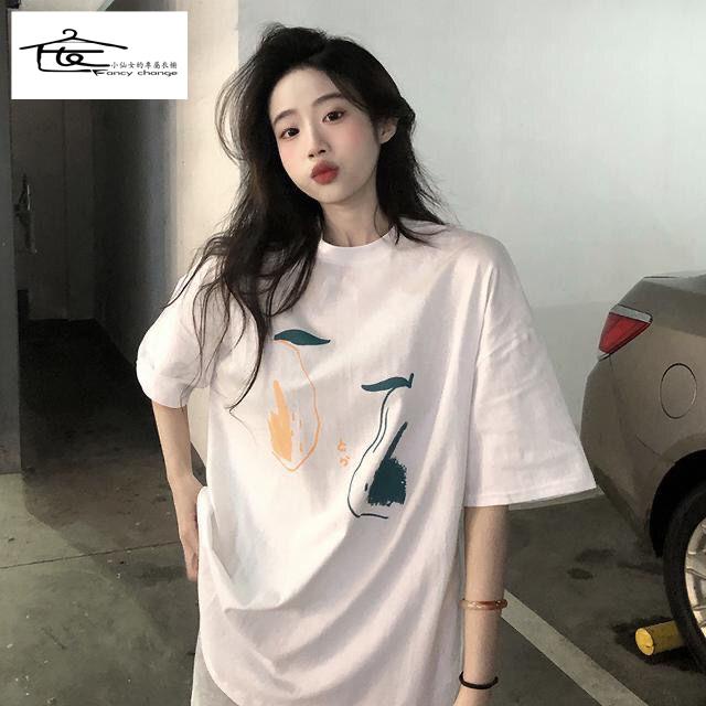 Áo Thun Tay Ngắn Cổ Tròn Màu Đen Phong Cách Nhật Bản Thời Trang Mùa Hè Cho Nữ