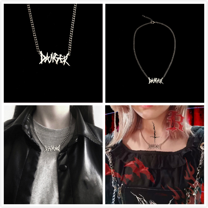 Vòng Cổ Mặt Chữ Thời Trang Hàn Quốc 55cm