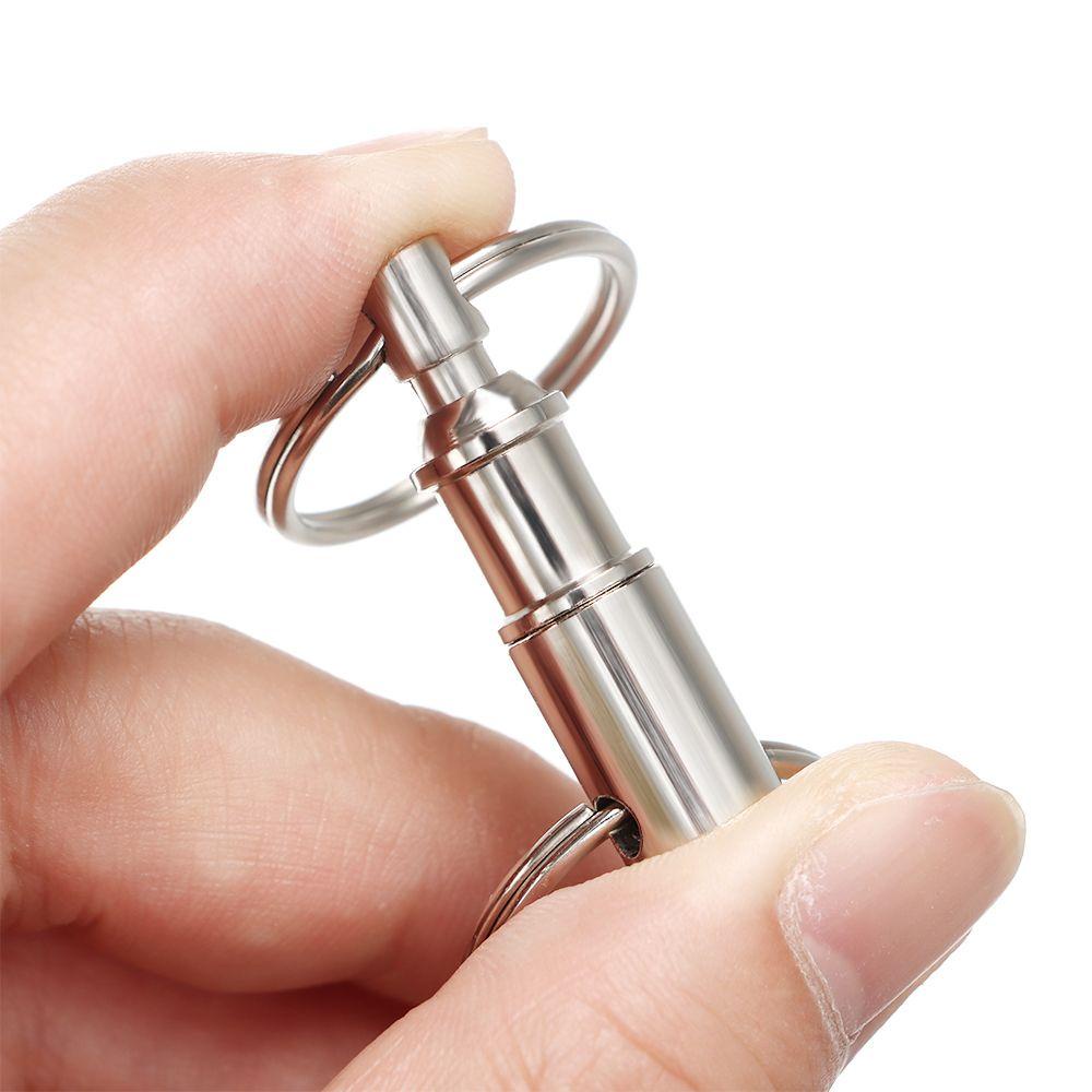 Myrongvn Móc Chìa Khóa Di Động Chia Hai Vòng Có Thể Tháo Rời