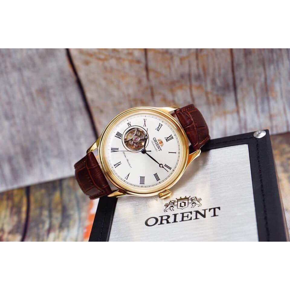 ( Sẵn 4 màu ) Đồng Hồ Nam Chính Hãng Orient Open Heart Lộ Tim Cơ Tự Động case 40mm. 3atm