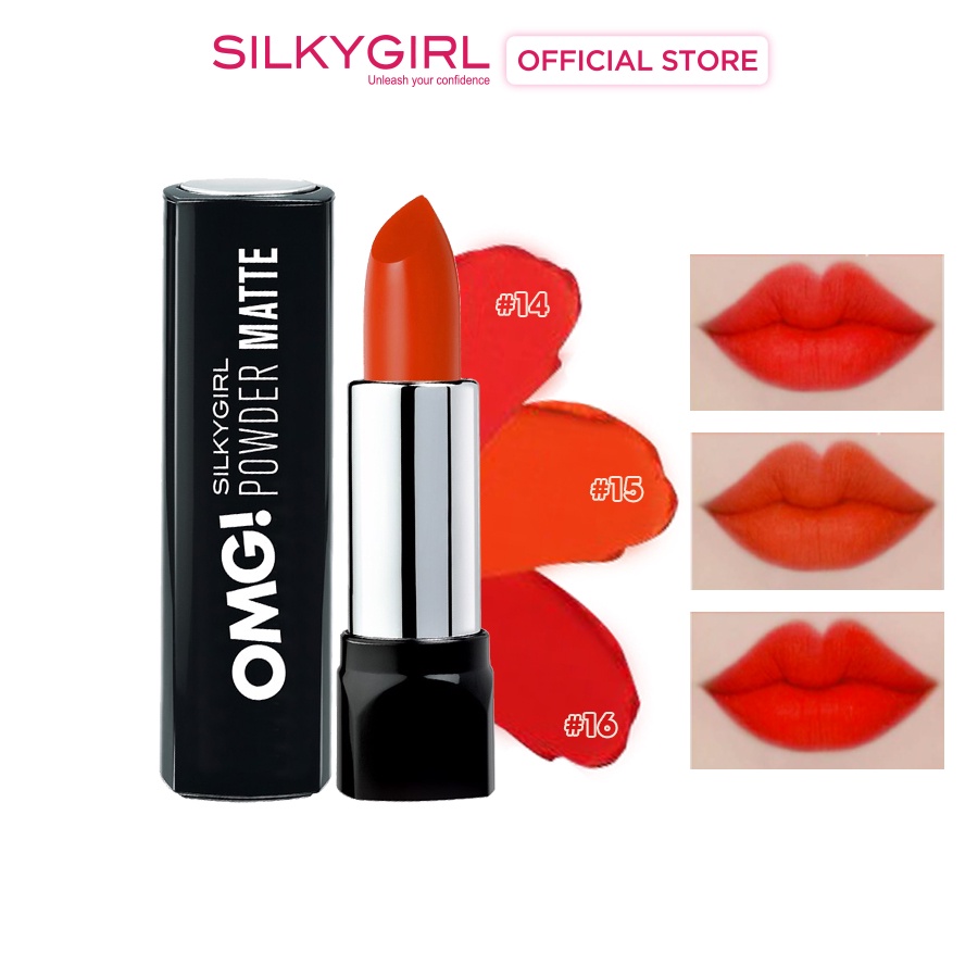 [Mã FMCGMALL giảm 8% đơn từ 250K] Son Lì Silkygirl OMG! Powder Matte 3.5g