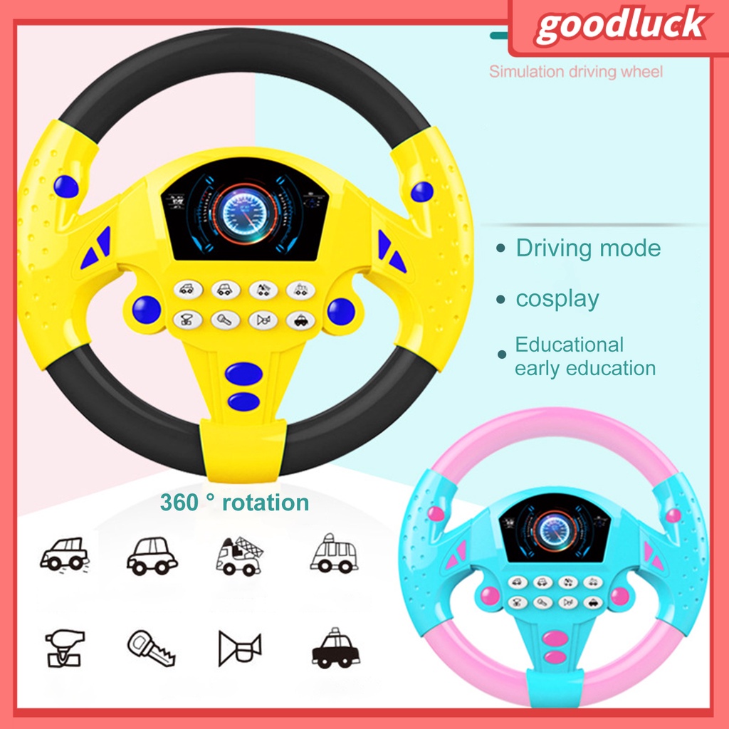 Đồ chơi vô lăng mô phỏng rèn luyện nhịp điệu phát triển cử động cơ thể tương tác khả năng thực hành cho trẻ em