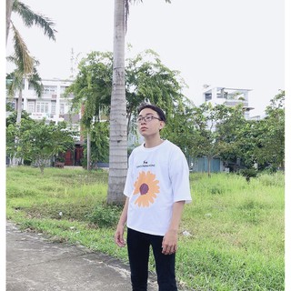 Áo thun unisex hoa cúc