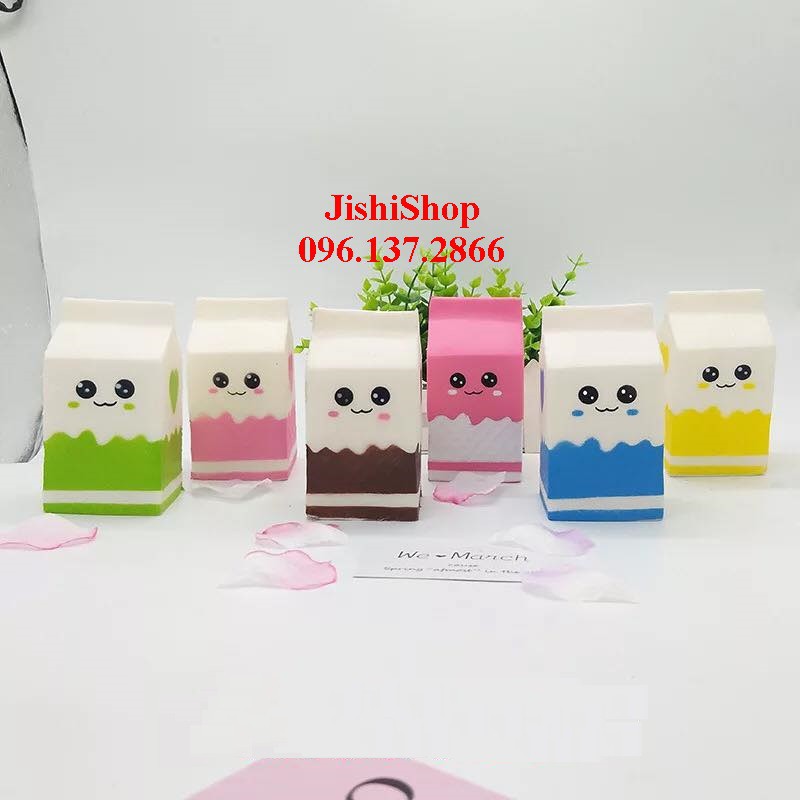 ( GIÁ SỈ )SQUISHY HỘP SỮA DỄ THƯƠNG - ĐỦ CÁC MÀU |shopee. Vn\Shopgiayred