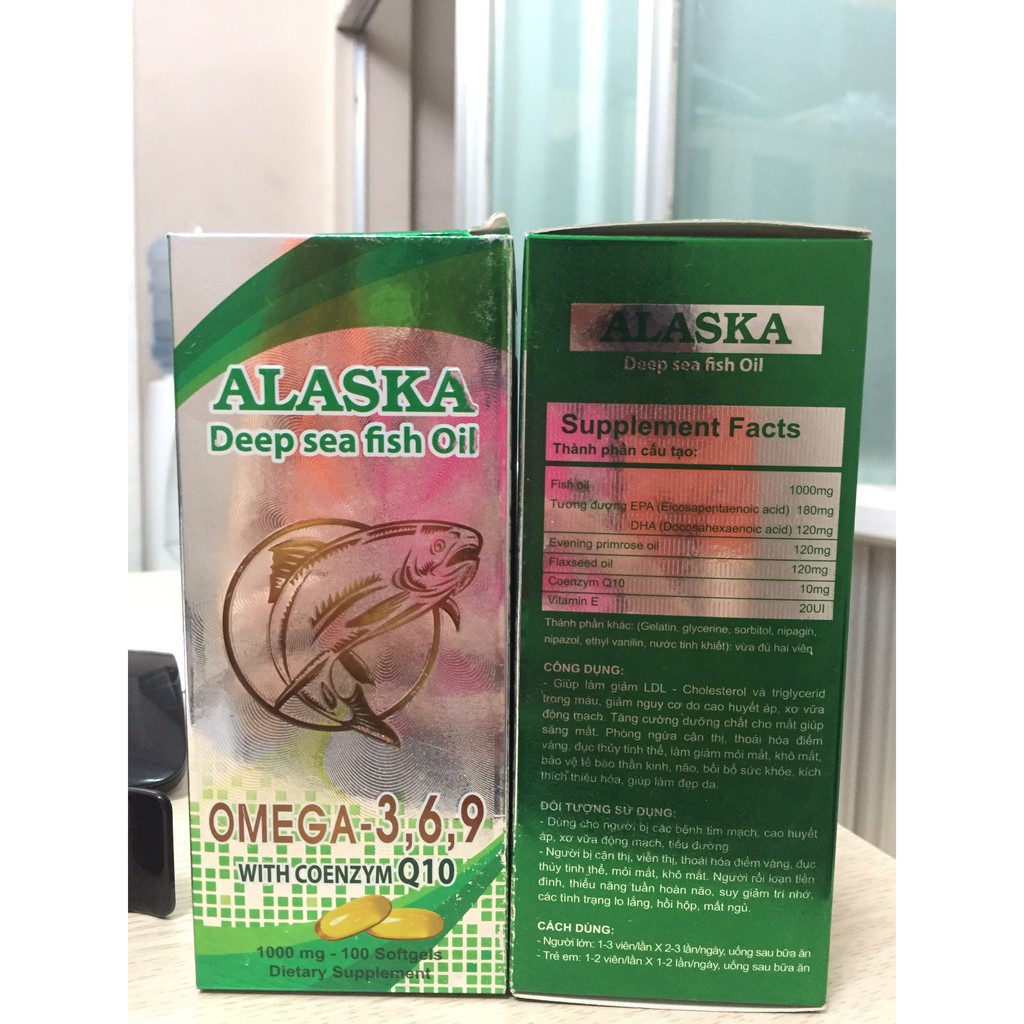 ALASKA OMEGA 369 cải thiện thị lực