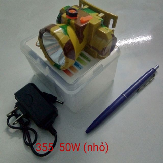 Đèn pin đội đầu NHỎ 355 (50W) siêu sáng