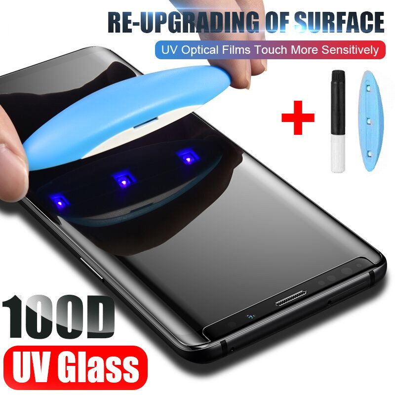 UV Tempered Glass for Samsung S21/plus/Ultra Note 20/plus/Ultra/S20/plus/Ultra s22/plus/HD/Blu-ray/Frosted/Anti-Privacy