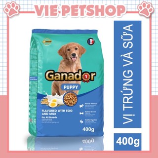 Thức Ăn Hạt cho Chó Con GANADOR Vị Trứng và Sữa 400 Gr | Vie PETSHOP