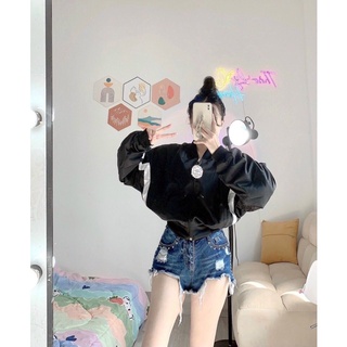 Áo khoác dù cánh dơi croptop line 🎄🎄 S8A065