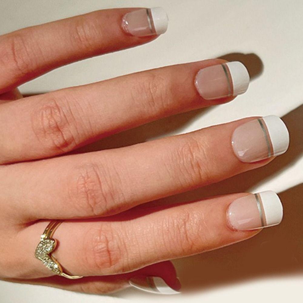 XIANTIN Bộ 24 Móng Tay Giả Hình Vuông Mắt Mèo