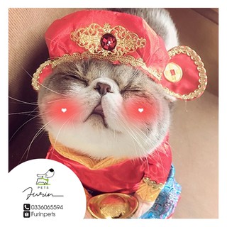 Áo Thần Tài cho thú cưng