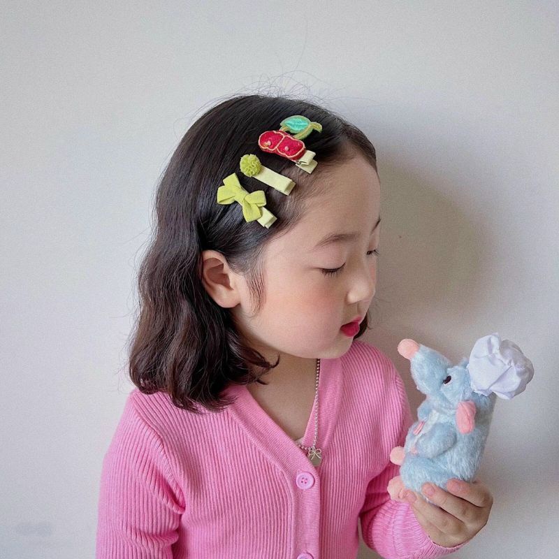 Set 2 ghim hoa quả cute