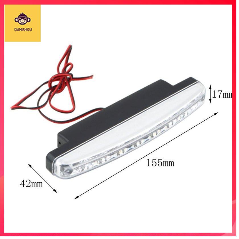 Universal 12V 8LED Xe hơi ban ngày Đèn sương mù Đèn lái xe ô tô