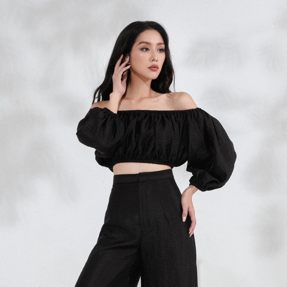 Áo croptop tay bồng nữ 2NDDATE TOP028B