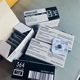 Pin Maxell Đồng Hồ SR626-377/SR621-364 - Hộp 10viên/ Lẻ 1 Viên