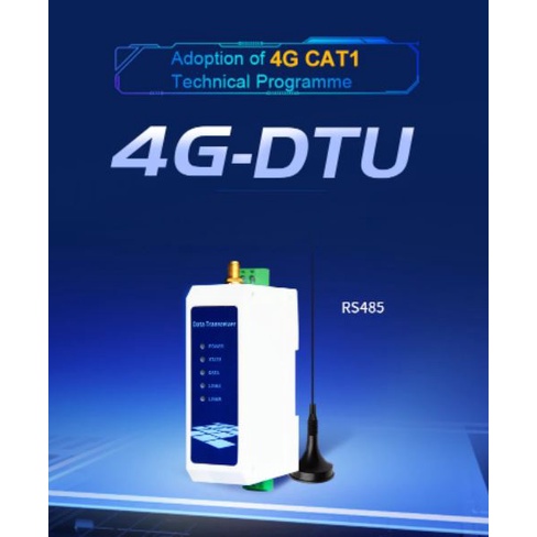 Modem DTU 4G LTE CAT1 E841-DTU giao tiếp RS232/ RS485 hỗ trợ MQTT/ Modbus