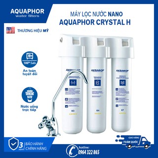 Máy Lọc Nước Nano Aquaphor Crystal H - Không Dùng Điện Không Nước Thải