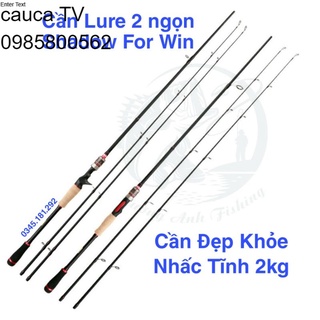 Cần câu lure shadow for the win 2 ngọn m và ml thế giới đồ câu lure 68 cần lure giá rẻ
