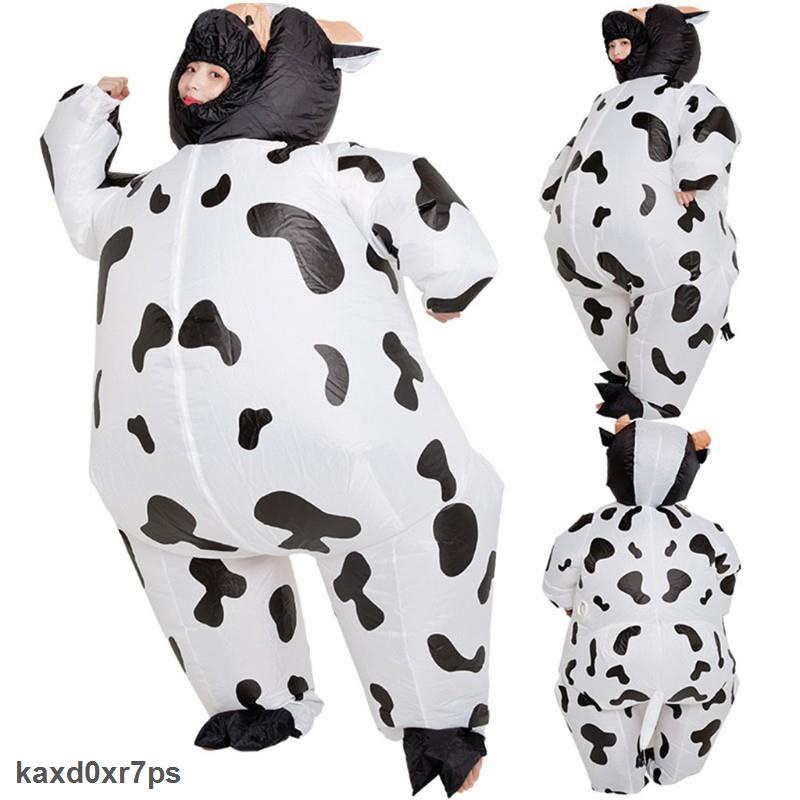 Cam Kết Hàng Như Hình Bộ trang phục hóa trang chú bò kiểu bơm hơi đáng yêu ngộ nghĩnh