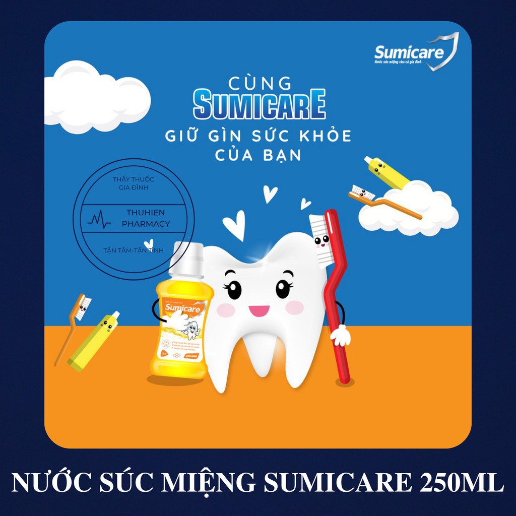 [CHÍNH HÃNG] NƯỚC SÚC MIỆNG SUMICARE Chai 250 ml