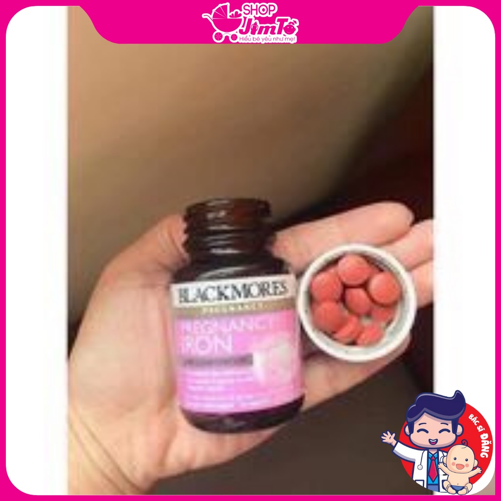 Viên Sắt  Blackmores Iron For Woman Bổ Sung Sắt Cho Phụ Nữ Trước Và Sau Sinh Lọ 30v