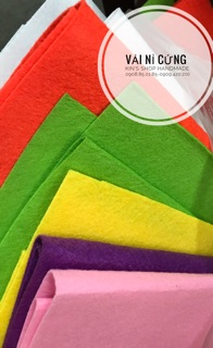 Vải nỉ cứng dùng làm đồ chơi handmade