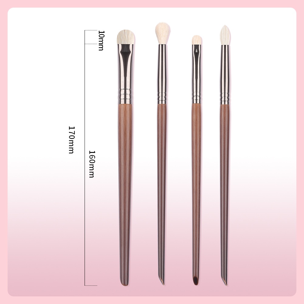 Set 4 Cọ Trang Điểm OVW N56N64Wn66N83 Lông Dê Màu Trắng