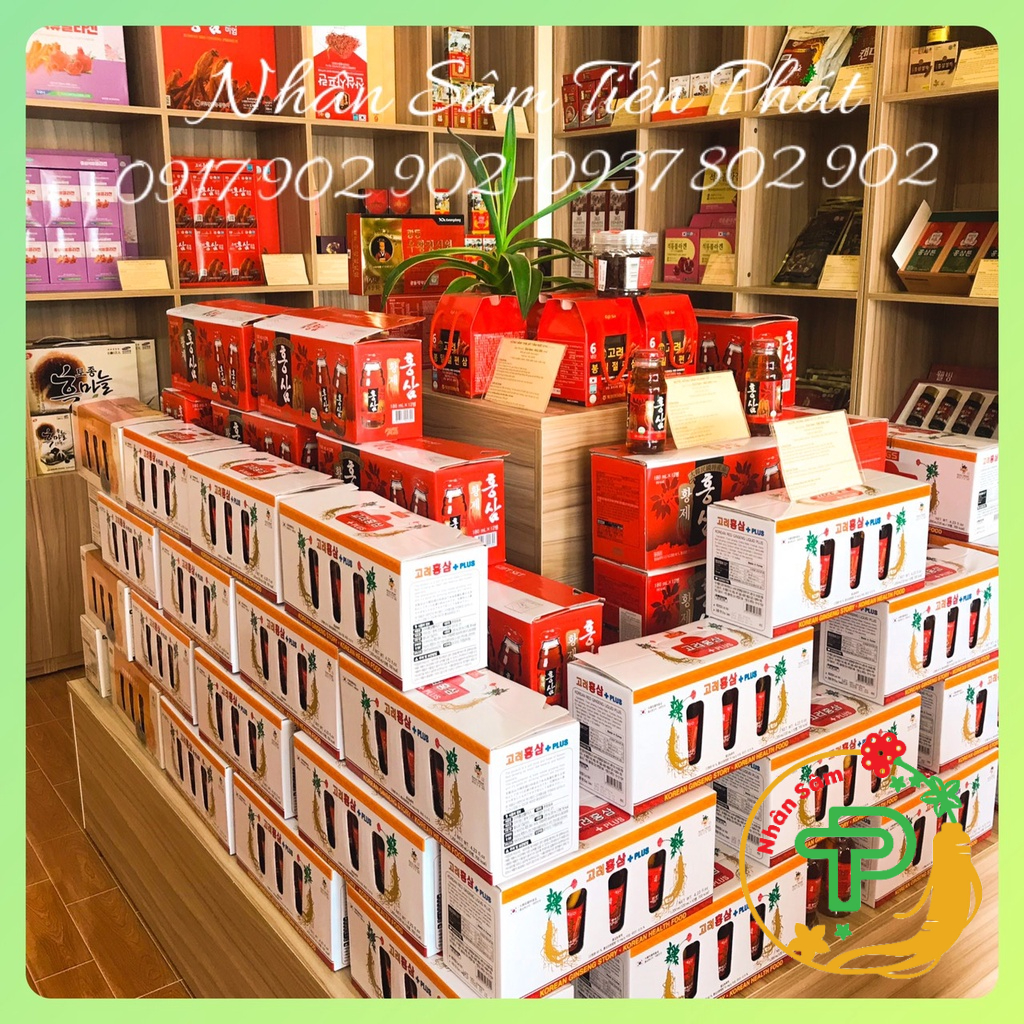 Combo 10 chai Nước sâm có củ Hàn Quốc KGS