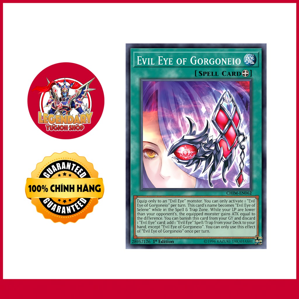 [Thẻ Bài Yugioh Chính Hãng] Evil Eye Of Gorgoneio