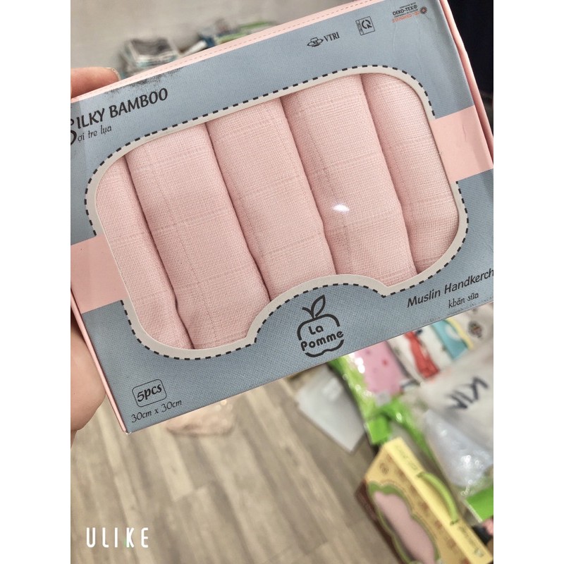 Khăn xô sữa sợi tre lụa Lapome