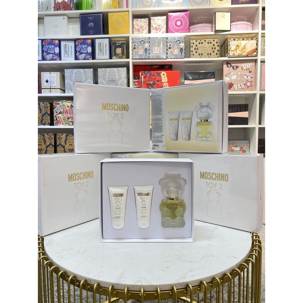 Set nước hoa Moschino Toy 2 edp 50ml - lotion 50ml - gel tắm 50ml (3 món) | Thế Giới Skin Care