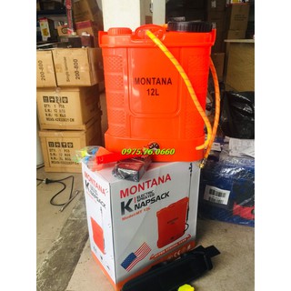 BÌNH XỊT ĐIỆN 12L, NHỎ GỌN TIỆN LỢI DÙNG PHUN THUỐC, TƯỚI CÂY CẢNH TIỆN DỤNG, BÌNH XỊT ĐIỆN MONTALA 12 LÍT