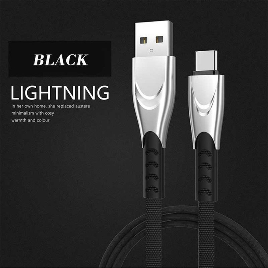 3A Data Cable Rapid Charge Micro USB Type C iOS Cable Fast Charging USB Cord Line for Cellphones USB Data Cable for OPPO A15 A92 A93 A53