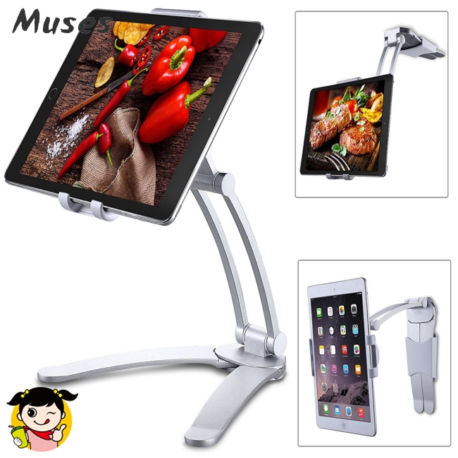 Muse07 Adjustable Holder Stand Wall Mount for iPad Pro, Surface Pro, iPad Mini